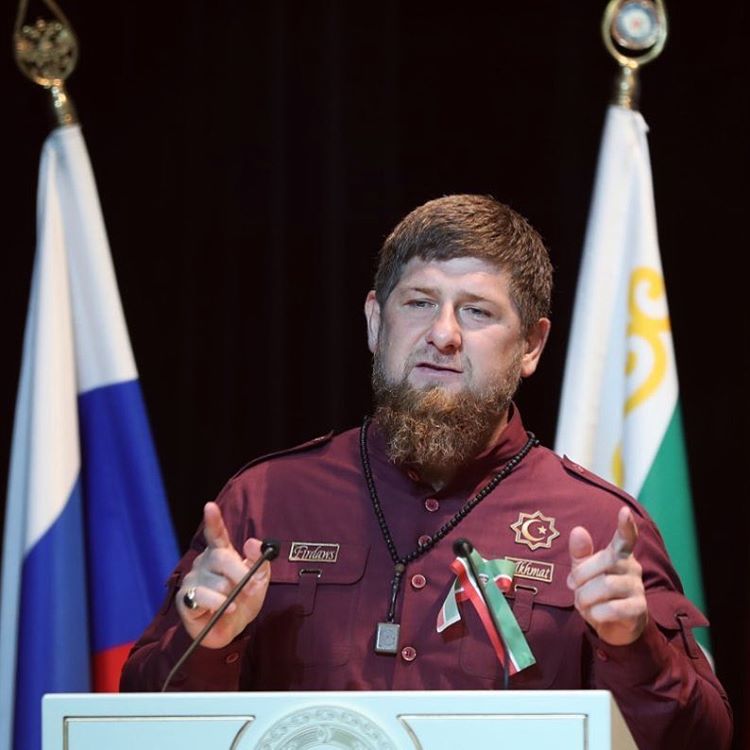 Ramzan Kadyrov, o líder checheno que desde 2007 vem sendo o braço dreito de Putin no combate aos conflitos separatistas (Foto: Reprodução Instagram)