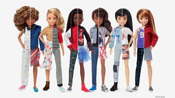 Mundo Criativo: Mattel lança primeira linha de bonecas "sem gênero" (Foto: Divulgação)