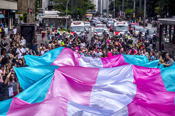 Brasil se mantém como país que mais mata pessoas trans no mundo (Foto: Cris Faga | NurPhoto | Getty Images)