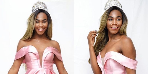 Presidente do Conselho LGBTI_+ de Niterói, Eloá Rodrigues foi eleita a Miss Beleza T Brasil de 2020 (Foto: Reprodução)