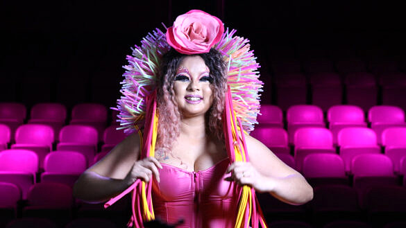 A drag queen Palloma Maremoto será a mestre de cerimônias da 1ª edição do Pajubá Festval de Cinema LGBTI+ (Foto: Thiago Tavares)