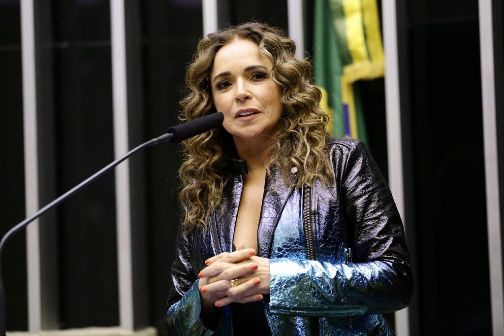 Daniela Mercury reuniu membros do Conselho Nacional de Justiça para debater a liberdade de expressão: 'Calar os artistas é calar o povo' (Foto: Michel Jesus | Câmara dos Deputados)