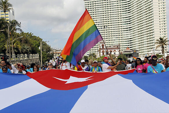 Comunidade LGBTI+ de Cuba organiza marcha em Havana (Ernesto Mastrascusa | LatinContent | Getty Images)