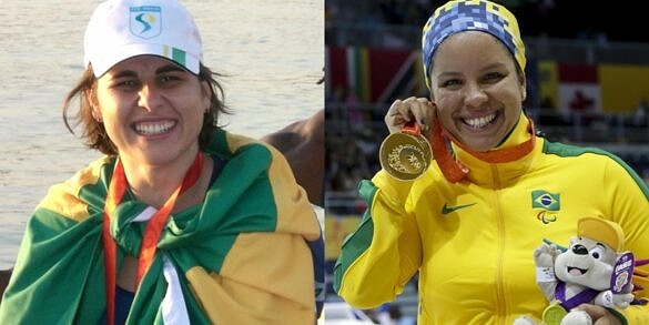 Josiane Lima, do Remo, e Edênia Garcia, da Natação, representam o Brasil nas Paralimpíadas de Tóquio 2020