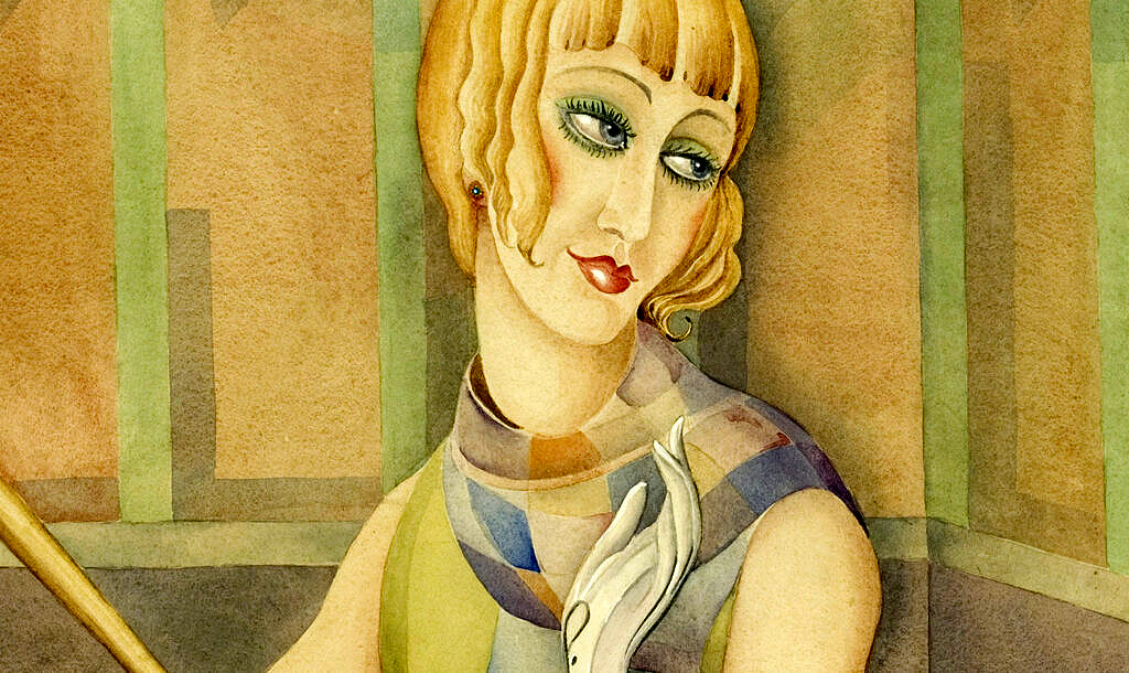 Pintura de Lili feita por sua esposa, Gerda Wegener [Foto: Reprodução]
