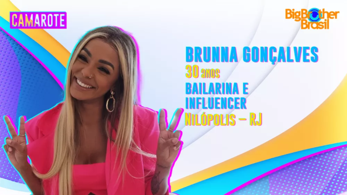 Brunna Gonçalves integra o elenco "caramote" do BBB22 (Foto: Reprodução)