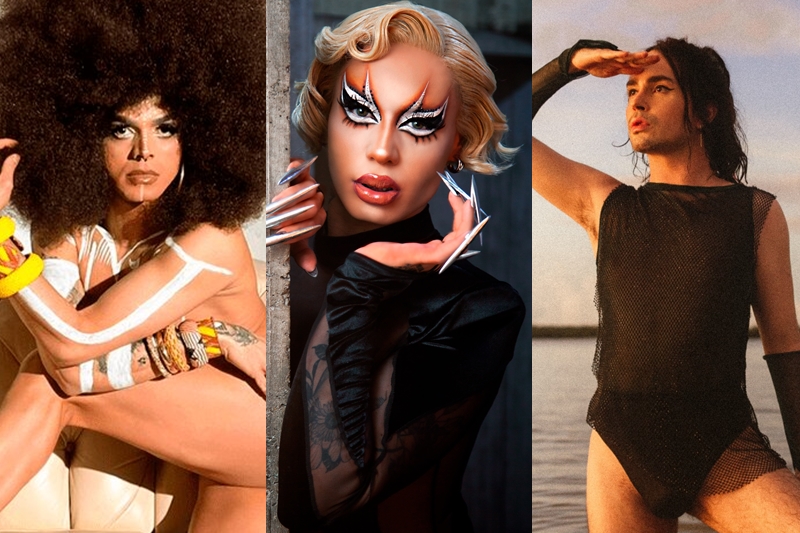 Oxa, Grag Queen e Johnny Hooker estão entre os melhores lançamentos LGBTI+ de maio (Fotos: Divulgação)