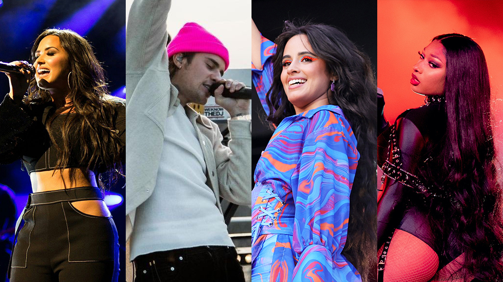 Demi Lovato, Justin Bieber, Megan Thee Stalion e Camilla Cabello são alguns dos principais nomes do Rock In Rio 2022 [Foto: Reprodução]