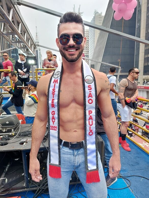 O Mister Gay SP deste ano, William Sousa (Foto: João Ker | Revista Híbrida)
