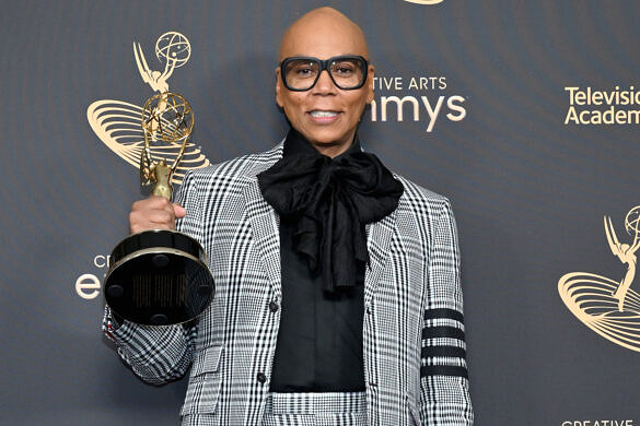 RuPaul venceu, mais uma vez, o Emmy de Melhor Apresentador de Programa de Competição [Foto: Michael Buckner/Getty Images]