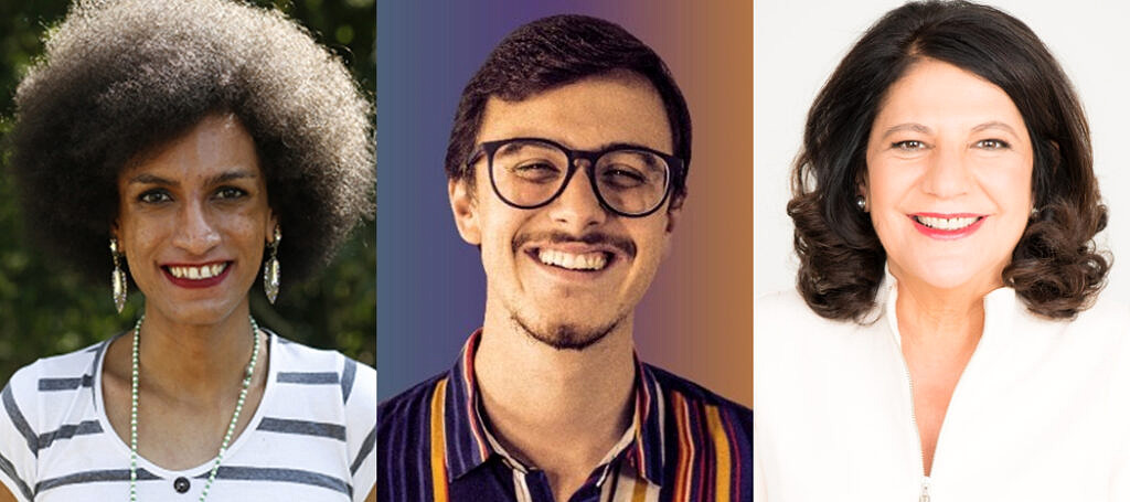 Carol Iara, da Bancada Feminista, Guilherme Cortez e Beth Sahão foram eleitos para a Alesp