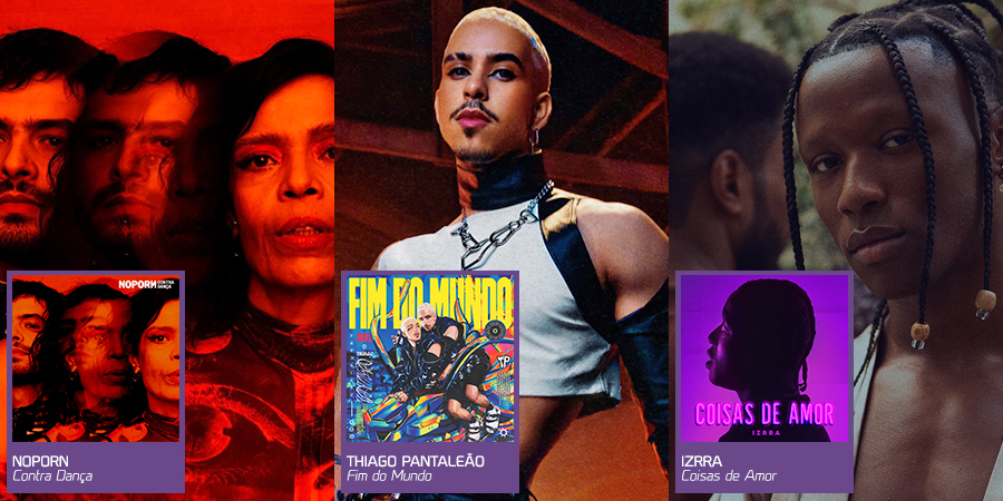 Setembro: Noporn ("Contra Dança"), Thiago Pantaleão ("Fim do Mundo") e Izrra ("Coisas de Amor") entre os melhores discos LGBTI+ lançados no Brasil em 2022