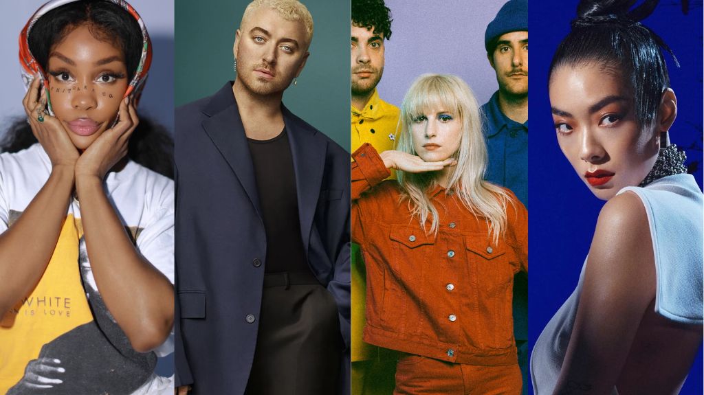 SZA, Sam Smith, Paramore e Rina Sawayama estão no lineup do Lollapalooza 2024 [Foto: Divulgação]