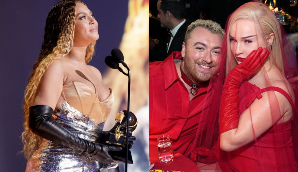 Beyoncé, Kim Petras e Sam Smith fazem história nos Grammys 2023 (Fotos: Divulgação)