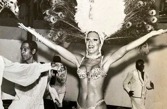 Eloína dos Leopardos, a primeira rainha de bateria do Carnaval carioca [Foto: Reprodução]