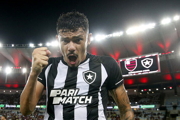 Tiquinho Soares, atacante do Botafogo (Foto: Vitor Silva | Botafogo)