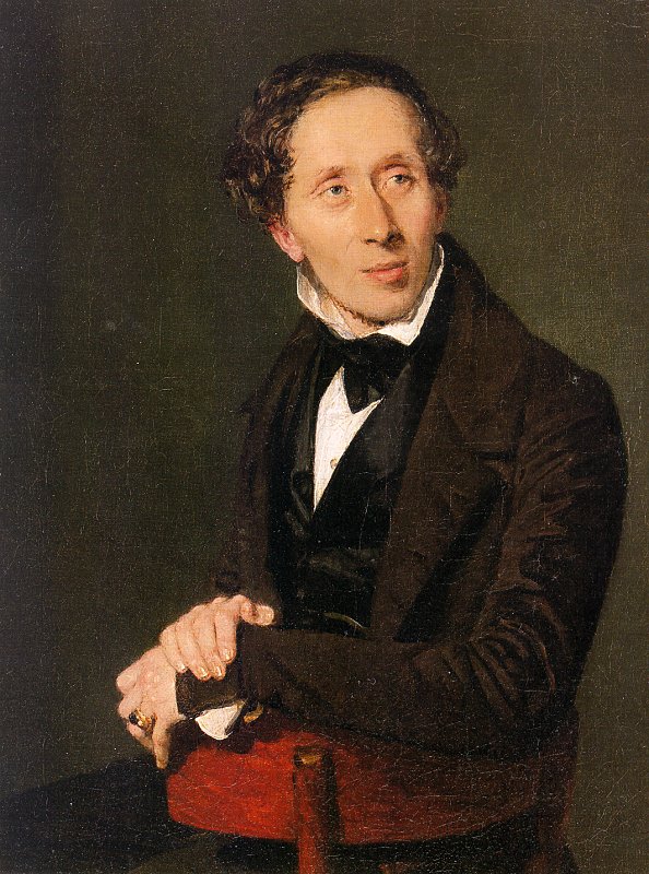 Hans Christian Andersen, autor dinamarquês do conto "Pequena Sereia" (Foto: Divulgação)