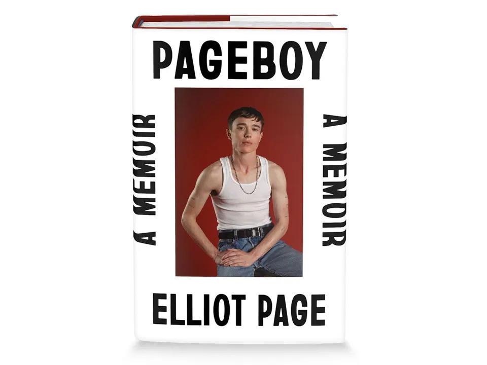 Capa de "Pageboy", autobiografia de Elliot Page que será lançada no Brasil em 6 de junho pela Editora Intrínseca (Foto: Divulgação)