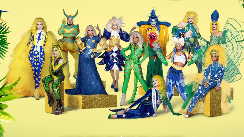 Elenco de competidoras da primeira temporada de "RuPaul's Drag Race Brasil" [Foto: Divulgação]