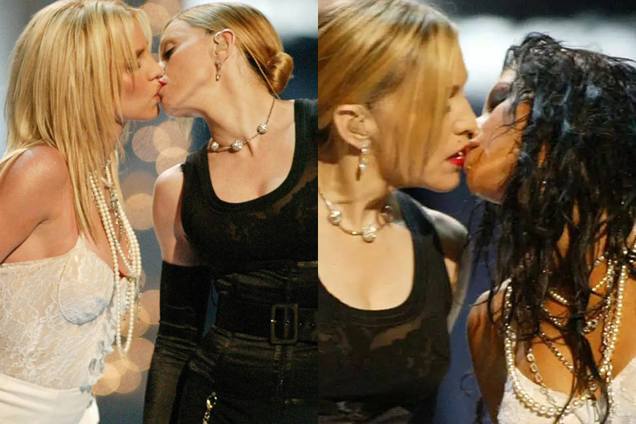 Há 20 anos, Madonna, Britney Spears e Christina Aguilera faziam história no VMA