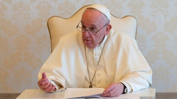 Papa Francisco sinaliza que Igreja Católica deve acolher casais LGBTQIA+ (Foto: Vatican Media)