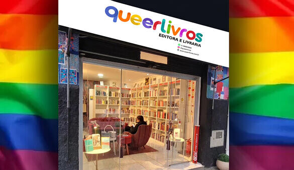 Livraria da editora Queer Livros em São Paulo [Foto: Divulgação]