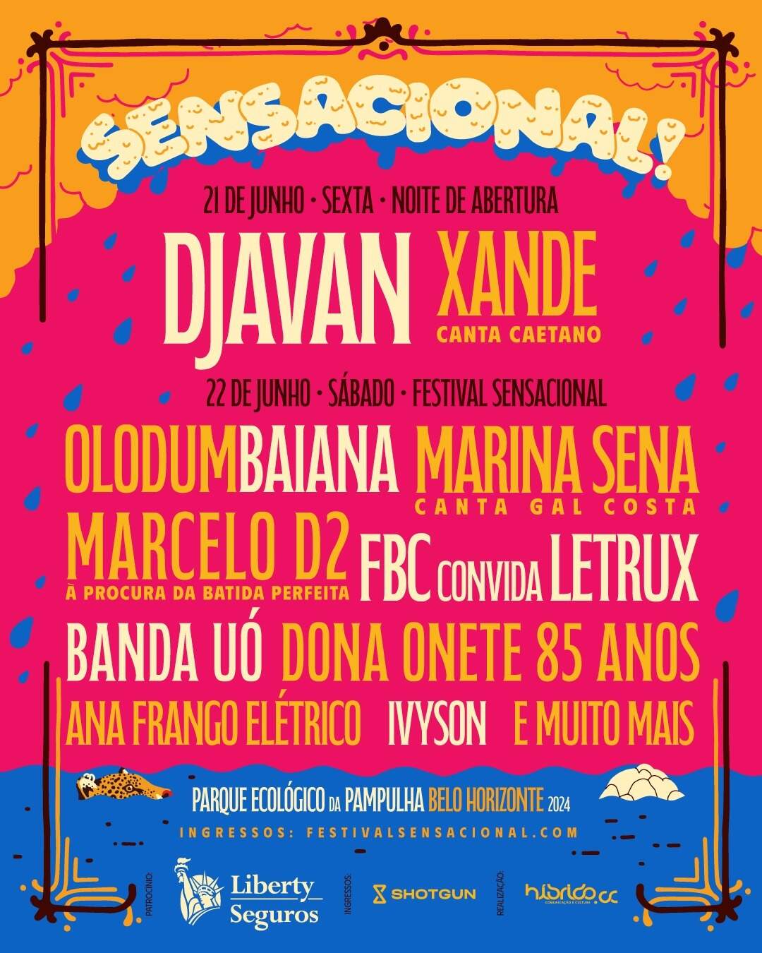 Festival Sensacional acontece nos dias 21 e 22 de junho (Foto: Divulgação)
