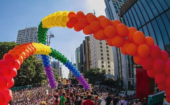 Parada LGBT+ define data e tema da edição de 2024 (Foto: Acervo da Associação da Parada LGBT de São Paulo)