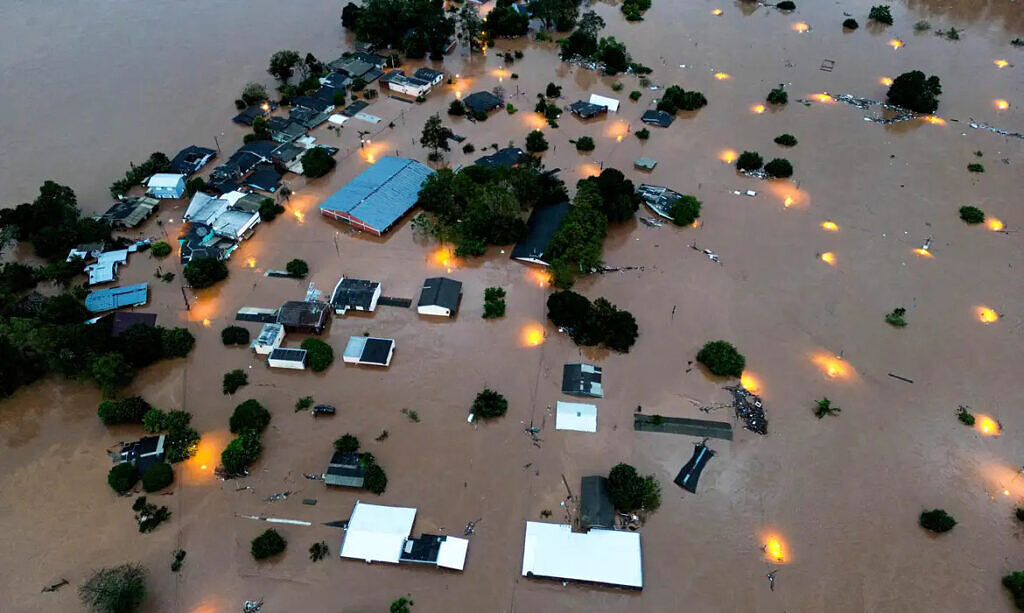 Inundações no Rio Grande do Sul (Foto: Diego Vara/Agência Brasil)