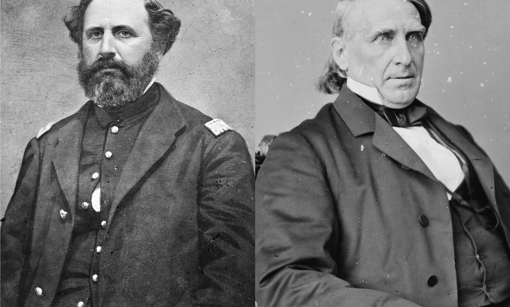 Joshua Speed e Elihu Washburne, supostos amantes de Abraham Lincoln (Foto: Reprodução)