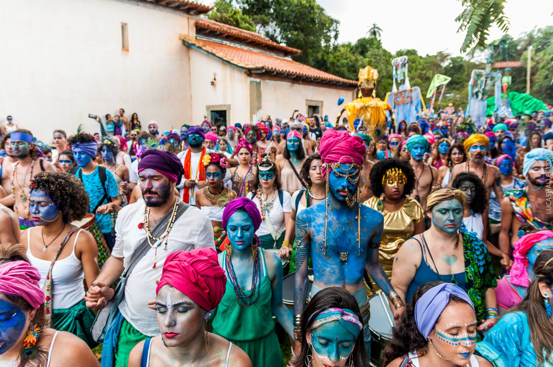 Pena de Pavão de Krishna (Foto: Lucas Hallel/Facebook)