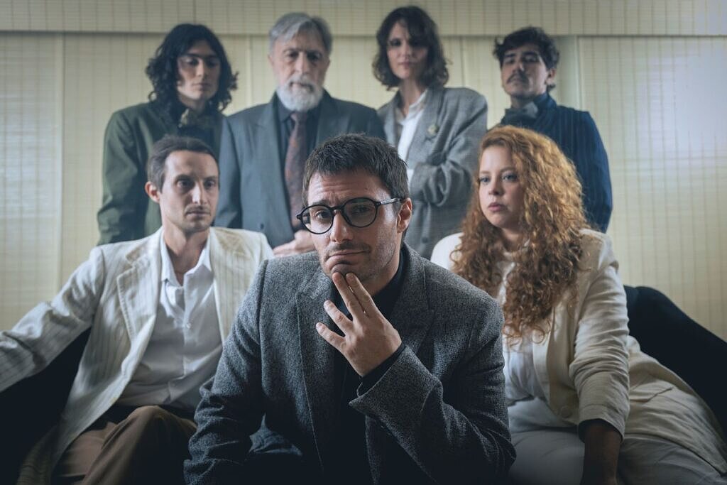 Hugo Bonèmer e elenco em "O Talentoso Ripley" (Foto: Peter Wrede | Divulgação)